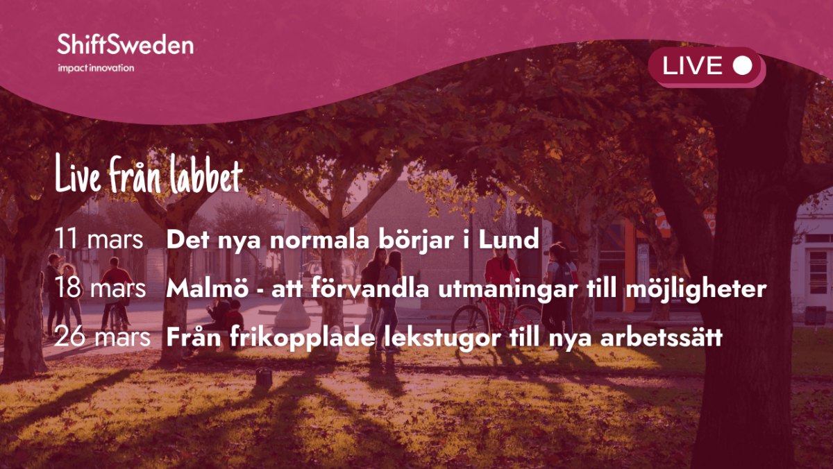 Inbjudningskort till live från labbet