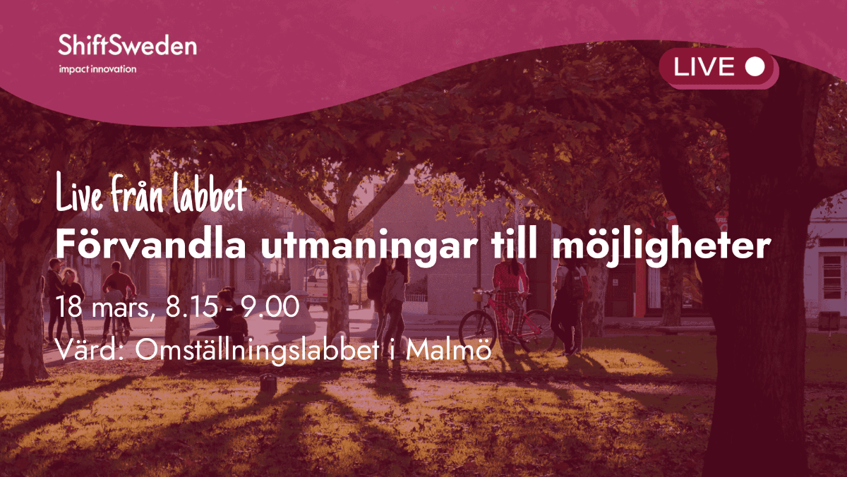 Inbjudningskort till live från labbet