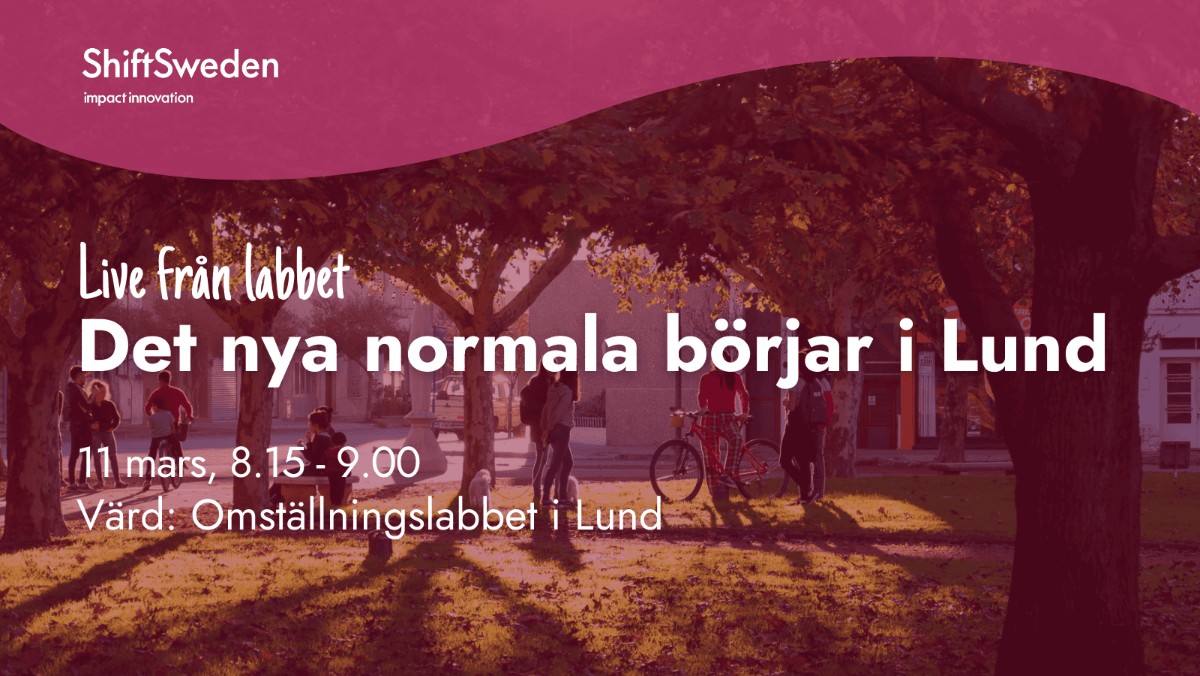 Inbjudningskort till live från labbet